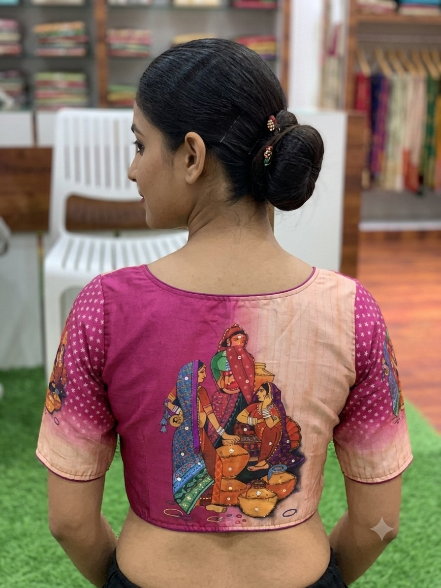 Pichwai printed blouse 👚