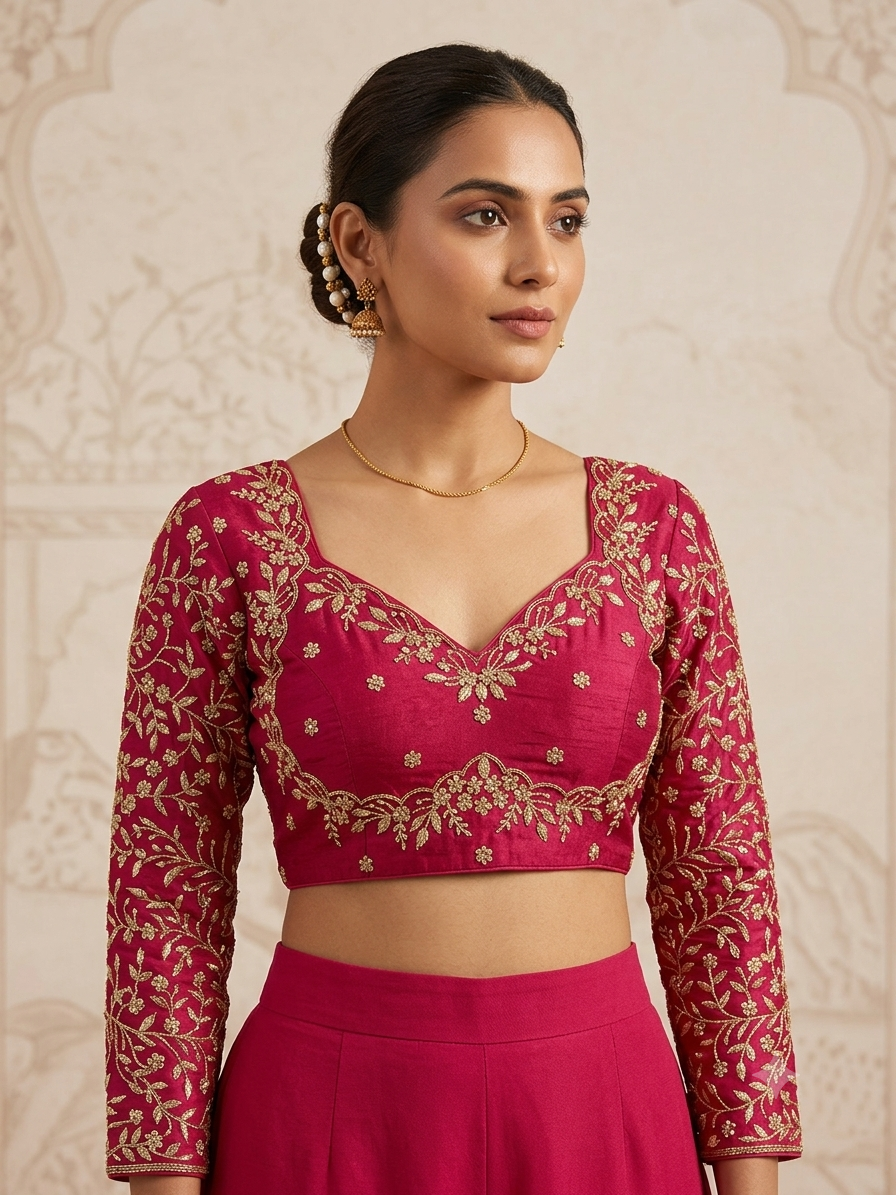 Full Hands Designer Blouse