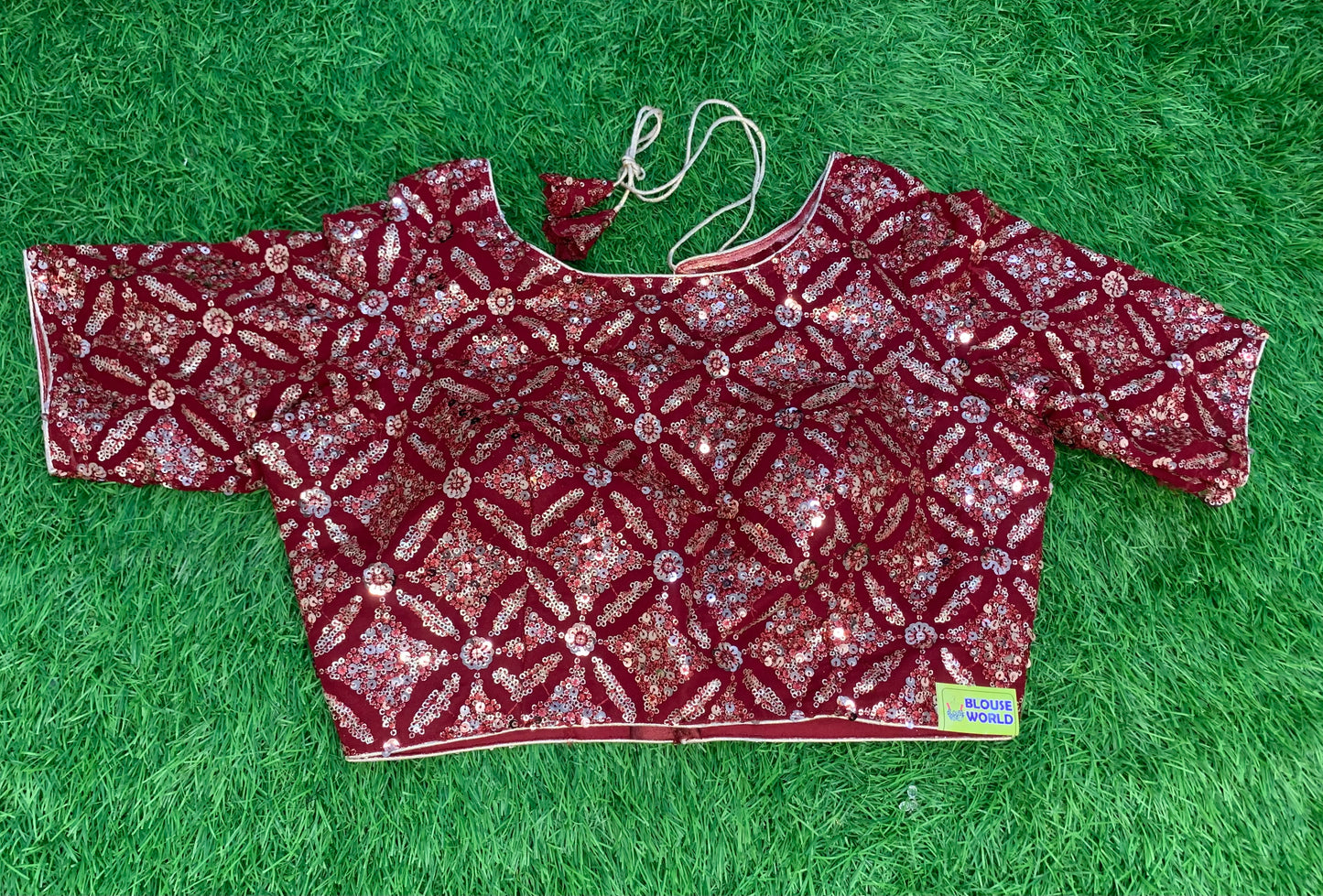 Marron work blouse