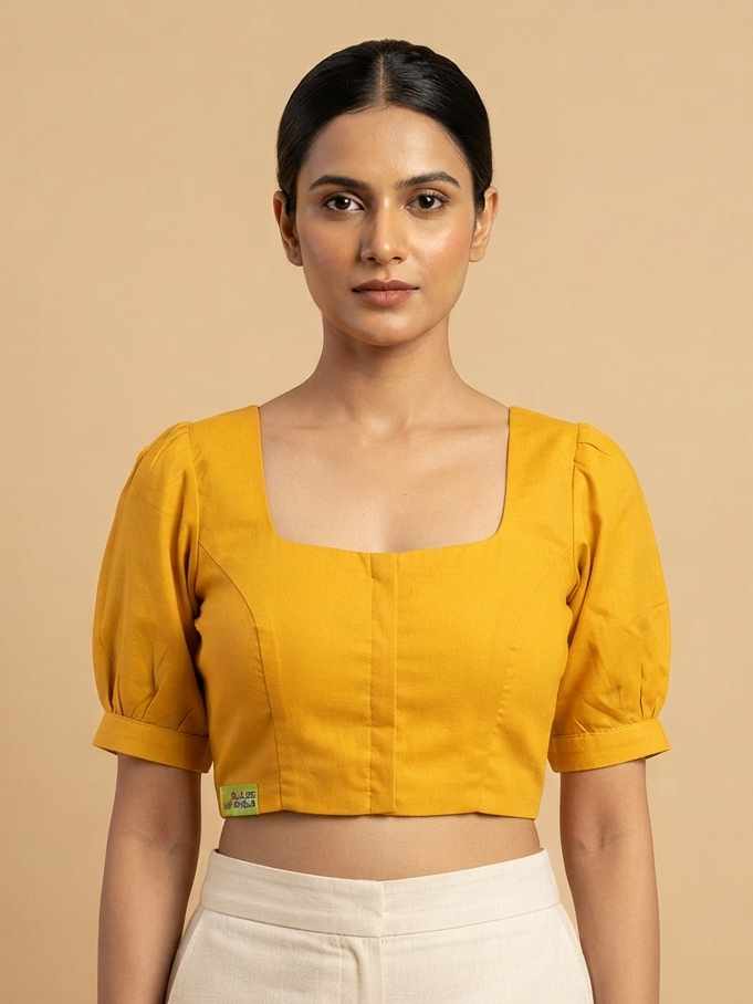 Sitarama Blouse/puff hands Blouse 👚