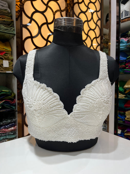 The Pearl Scallop Bralette