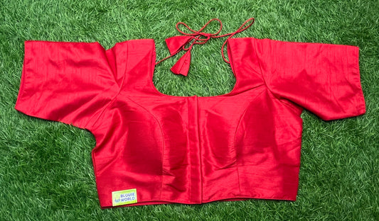 Mirchi 🌶️ red plain blouse 👚
