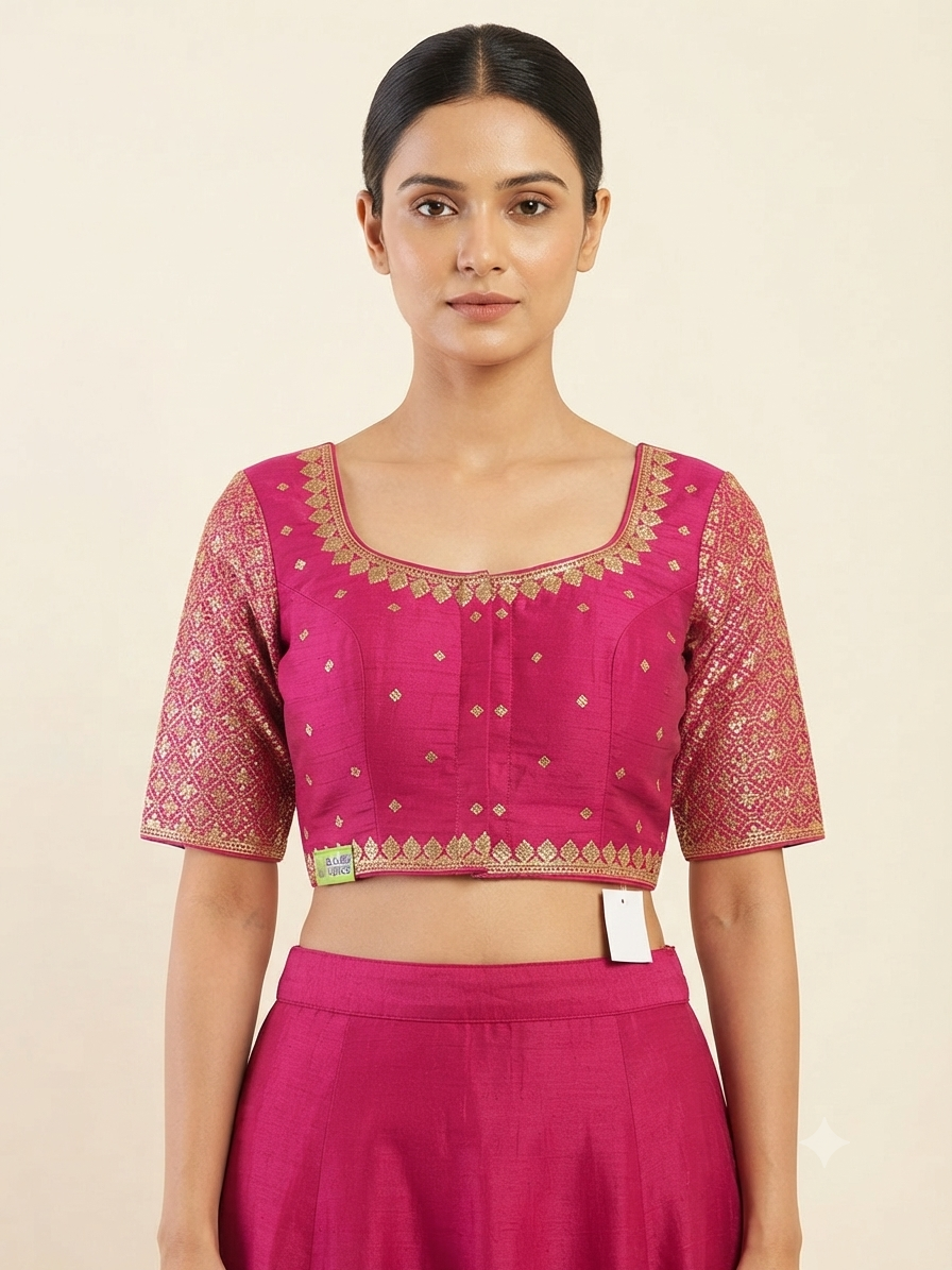 Embroidery sequences Blouse 👚