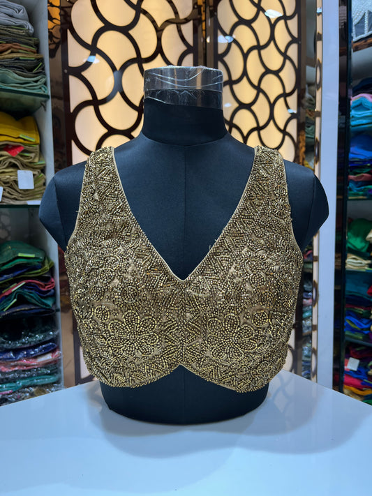 Vintage Bronze Filigree Bodice