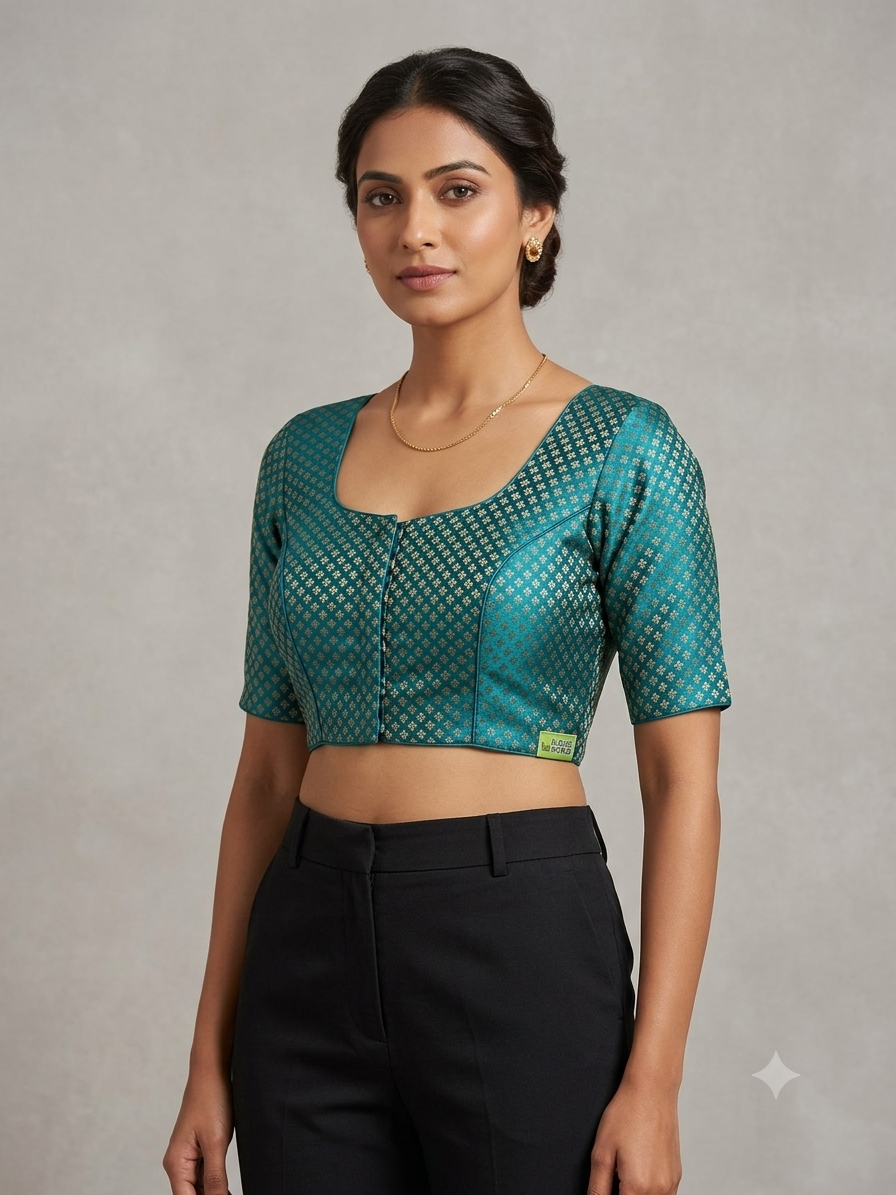 Banaras gold zari Blouse 👚