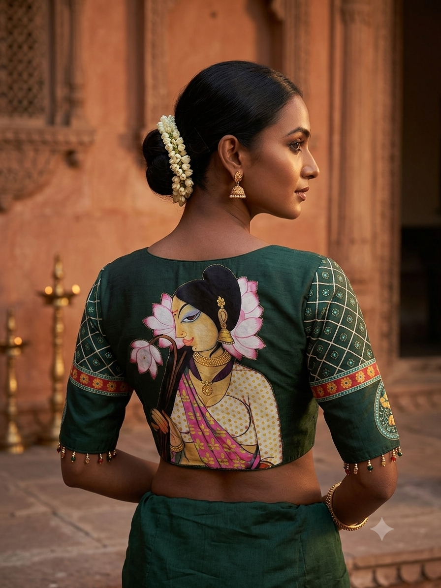 Pichwai printed blouse 👚