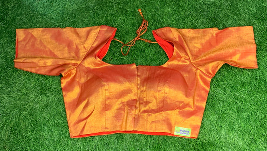 Red tissue plain with hands blouse 34 to 42 size available