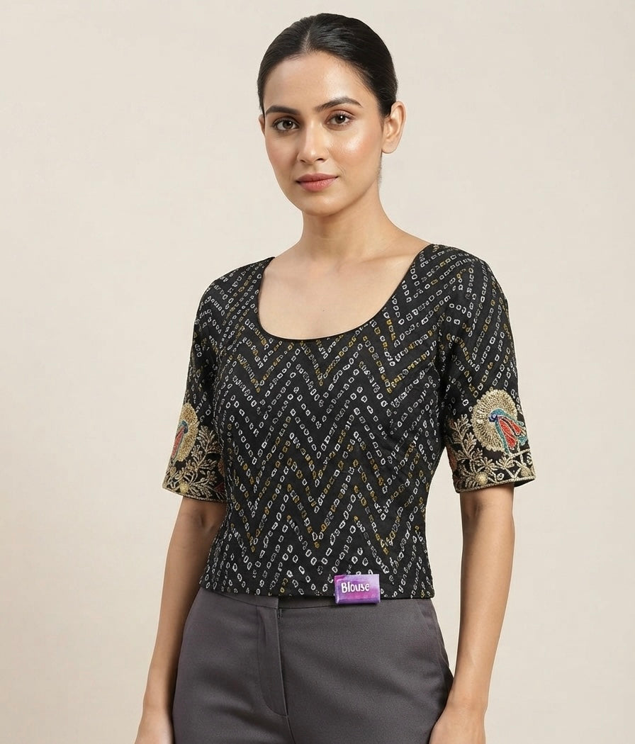 Badhni hands work stretchable Blouse 👚 (2xl size￼