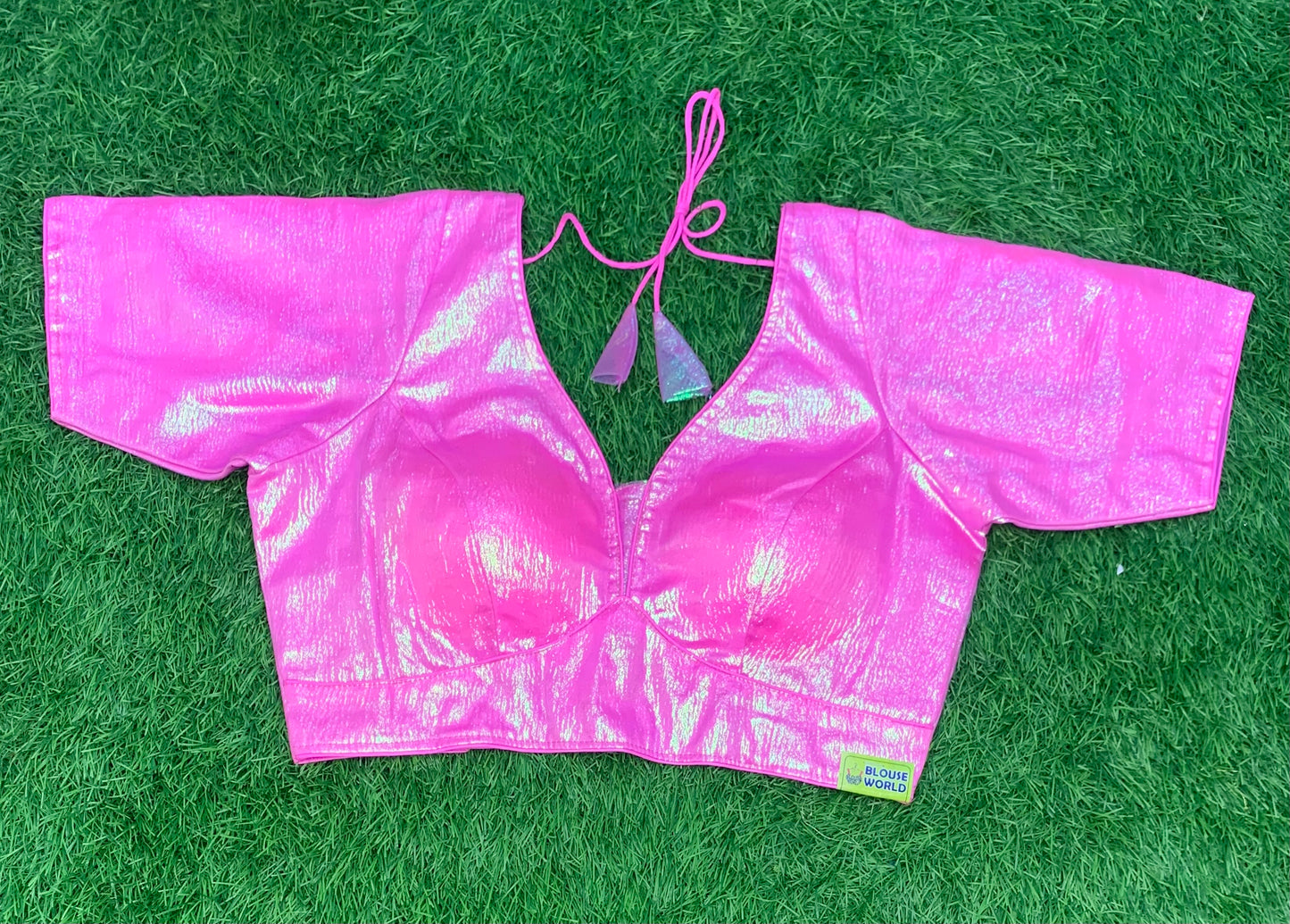Pink with normal hands blouse
