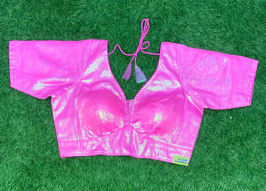 Pink with normal hands blouse