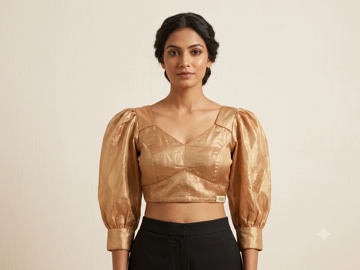Tissue plain blouse