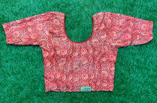 Stretchable Kalam Kari blouse